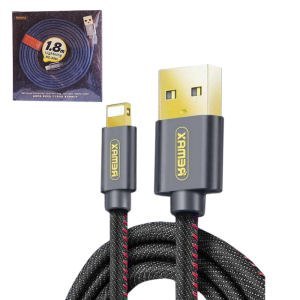 KABEL REMAX COWBOY LIGHTNING RC-096i 1.8M, czarny