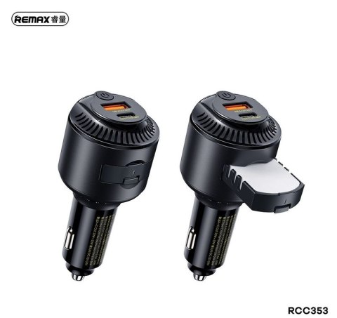 ŁAD SAM. REMAX YATOY SERIES WITH SCENT 60W PD QC RCC353 1xUSB +1xUSB-C BLACK