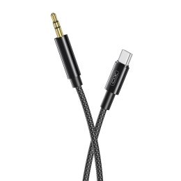 XO kabel audio NB-R211B USB-C/Jack 3,5mm 1m czarny