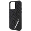 Etui Karl Lagerfeld KLHCP15X3DMKRLK do iPhone 15 Pro Max 6.7" czarny/black hardcase 3D Rubber Multi Logo