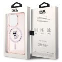 Etui Karl Lagerfeld KLHMP15LHFCCNOP do iPhone 15 Pro 6.1" różowy/pink hardcase IML Choupette MagSafe