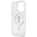 Etui Karl Lagerfeld KLHMP15LHFCKNOT do iPhone 15 Pro 6.1" transparent hardcase IML Ikonik MagSafe