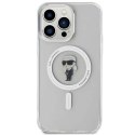 Karl Lagerfeld KLHMP15XHFCKNOT iPhone 15 Pro Max 6.7" transparent hardcase IML Ikonik MagSafe