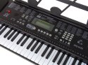 Keyboard Z Mikrofonem Instrument Muzyczny Czarny