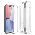 Spigen szkło hartowane GLAS.TR "EZ FIT" FC do iPhone 15 Plus 6,7" czarna