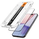 Spigen szkło hartowane GLAS.TR "EZ FIT" FC 2-PACK do iPhone 15 Pro 6,1" czarna