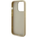 Oryginalne Etui GUESS Hardcase GUHCP15LHG4SGD do iPhone 15 PRO (Fixed Glitter Big 4G / złoty)
