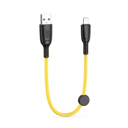 XO KABEL NB247 USB-LIGHTNING 0,25m 6A ŻÓŁTY