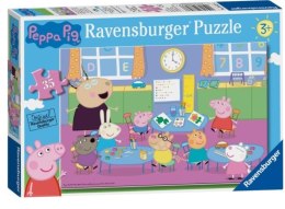 Puzzle 35 elementów Świnka Peppa i cała klasa