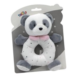 Grzechotka Panda różowa 18 cm