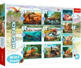 Puzzle 10w1 W świecie dinozaurów