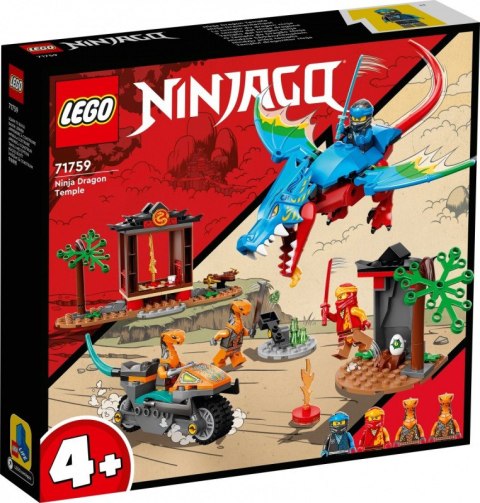 Klocki Ninjago 71759 Świątynia ze smokiem ninja