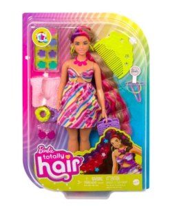 Lalka Barbie Totally Hair Kwiaty