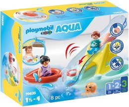 Zestaw z figurkami 1.2.3 70635 AQUA Pływająca wyspa ze zjeżdżalnią