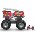 Klocki Mega Hot Wheels Monster Trucks 5-Alarm + łazik ATV Pojazd do zbudowania