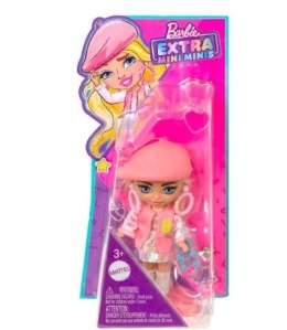 Lalka Barbie Extra Mini Minis Różowa bejsbolówka