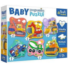 Układanka Baby Progressive Puzzle Pojazdy