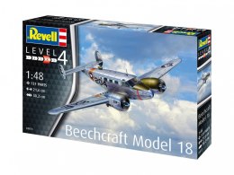 Model plastikowy Samolot Beechcraft model 18 1/48