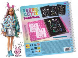 Książeczka Barbie zdrapywanka i szkicownik