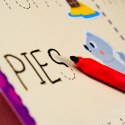 Zestaw edukacyjny Montessori Pen Szkoła pisania z 18 tabliczkami