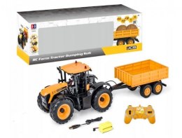 Pojazd Double Eagle Traktor JCB Farm z przyczepą R/C