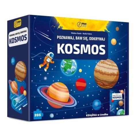 Puzzle 205 elementów Kosmos. Poznawaj, baw się, odkrywaj