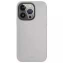 Etui UNIQ Lino Hue do iPhone 15 Pro 6.1" Magclick Charging jasnoszary/chalk grey