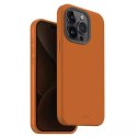 Etui UNIQ Lino Hue do iPhone 15 Pro 6.1" Magclick Charging pomarańczowy/sunset orange