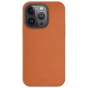 Etui UNIQ Lino Hue do iPhone 15 Pro 6.1" Magclick Charging pomarańczowy/sunset orange