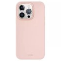 Etui UNIQ Lino Hue do iPhone 15 Pro 6.1" Magclick Charging różowy/blush pink