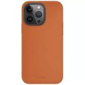 Etui UNIQ Lino Hue do iPhone 15 Pro Max 6.7" Magclick Charging pomarańczowy/sunset orange