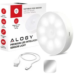 Lampka lampa LED czujnik ruchu zmierzchu nocna Alogy Sensor Light Bezprzewodowa oświetlenie meblowe Światło białe 6000k
