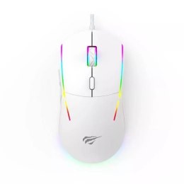 Mysz gamingowa Havit MS961 RGB 1200-12000 DPI (biała)