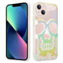 ETUI SKULL IPHONE 12 HOLO WHITE / BIAŁY