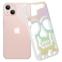 ETUI SKULL IPHONE 12 HOLO WHITE / BIAŁY