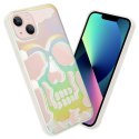 ETUI SKULL IPHONE 12 HOLO WHITE / BIAŁY