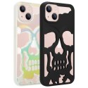 ETUI SKULL IPHONE 12 HOLO WHITE / BIAŁY