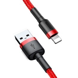 KABEL BASEUS CAFULE USB/LIGHTNING 2.4A 0.5M RED