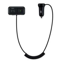 ŁAD SAM + TRANSMITER BASEUS BLUETOOTH MP3 S-16 BLACK