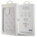 Etui Guess GUHCP15XG4GFPI do iPhone 15 Pro Max 6.7" różowy/pink hard case 4G Metal Gold Logo