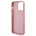 Etui Guess GUHCP15XP4EPMP do iPhone 15 Pro Max 6.7" różowy/pink hardcase Leather 4G Stamped