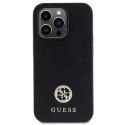 Etui Guess GUHCP15XPS4DGPK do iPhone 15 Pro Max 6.7" czarny/black hardcase Strass Metal Logo