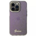 Etui Guess GUHCP15LHDECMP do iPhone 15 Pro 6.1" różowy/pink hardcase IML Faceted Mirror Disco Iridescent