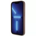Etui Guess GUHCP15LP4TDSCPW do iPhone 15 Pro 6.1" brązowy/brown hardcase Crossbody 4G Metal Logo