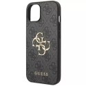 Etui Guess GUHCP15M4GMGGR do iPhone 15 Plus 6.7" hardcase 4G Big Metal Logo szary/grey