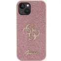 Etui Guess GUHCP15MHG4SGP do iPhone 15 Plus 6.7" hardcase Glitter Script Big 4G różowy/pink