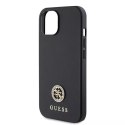 Etui Guess GUHCP15MPS4DGPK do iPhone 15 Plus 6.7" hardcase Strass Metal Logo czarny/black