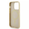 Etui Guess GUHMP15LPSAHMCB do iPhone 15 Pro 6.1" złoty/gold hardcase Saffiano MagSafe