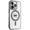 Etui Karl Lagerfeld KLHMP15XHKHNOTK do iPhone 15 Pro Max 6.7" transparent hardcase IML Karl`s Head MagSafe