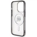 Etui Karl Lagerfeld KLHMP15XHKHNOTK do iPhone 15 Pro Max 6.7" transparent hardcase IML Karl`s Head MagSafe